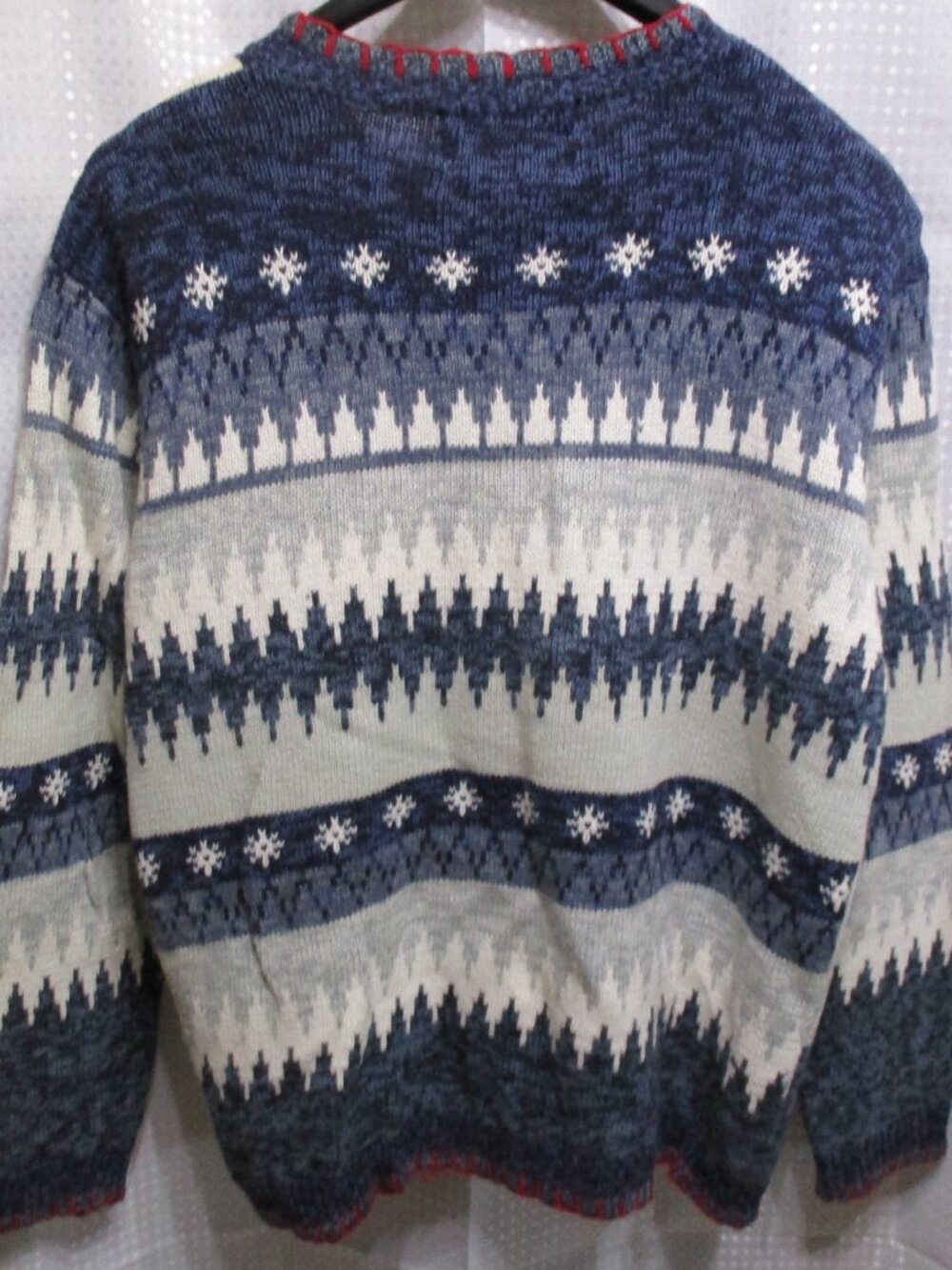 Tiara International Women's Embellished 'Let It Snow" Ugly Christmas Sweater  L - Picture 2 of 3